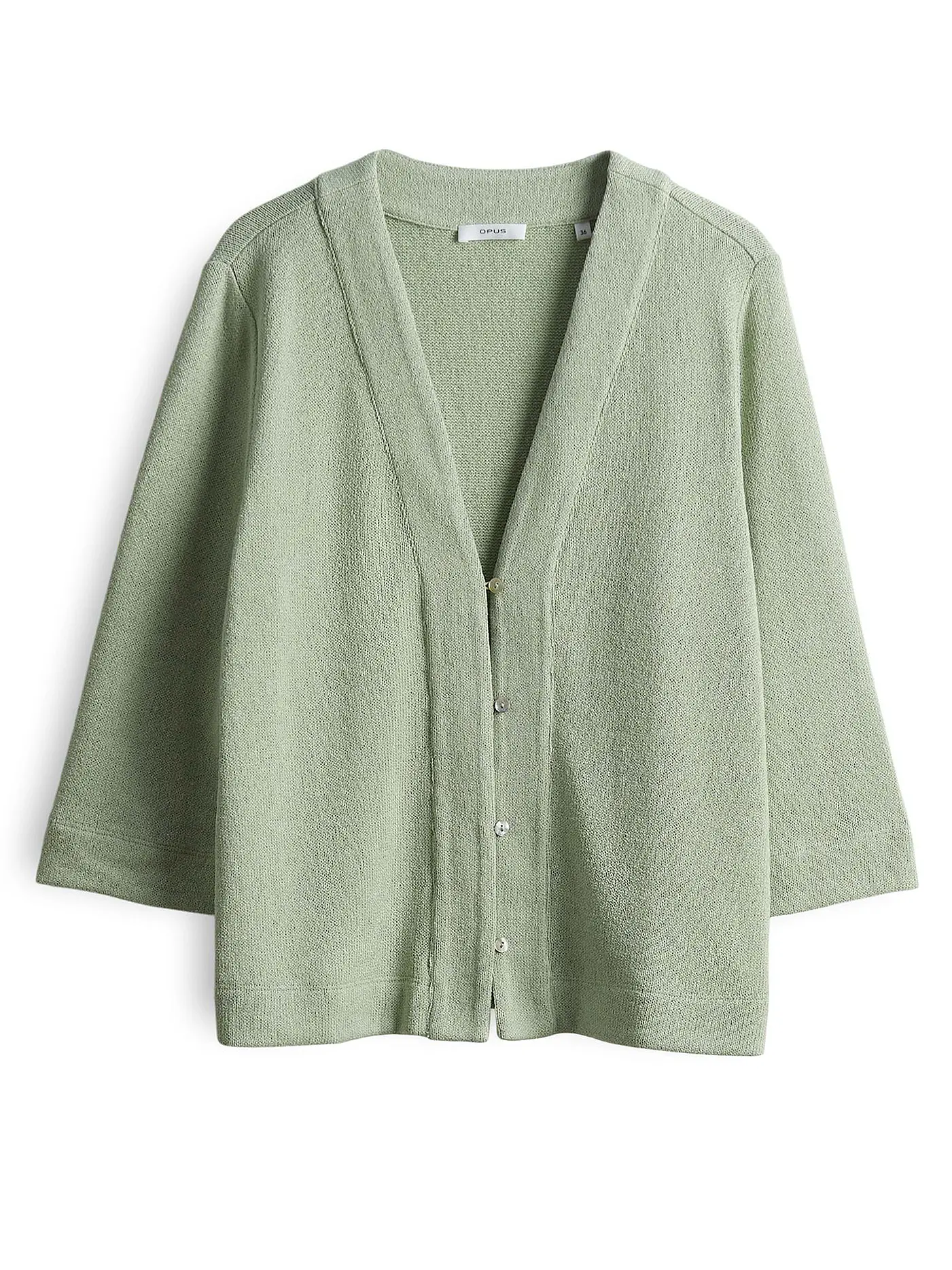 OPUS | Strickjacke SEMIPA | grün